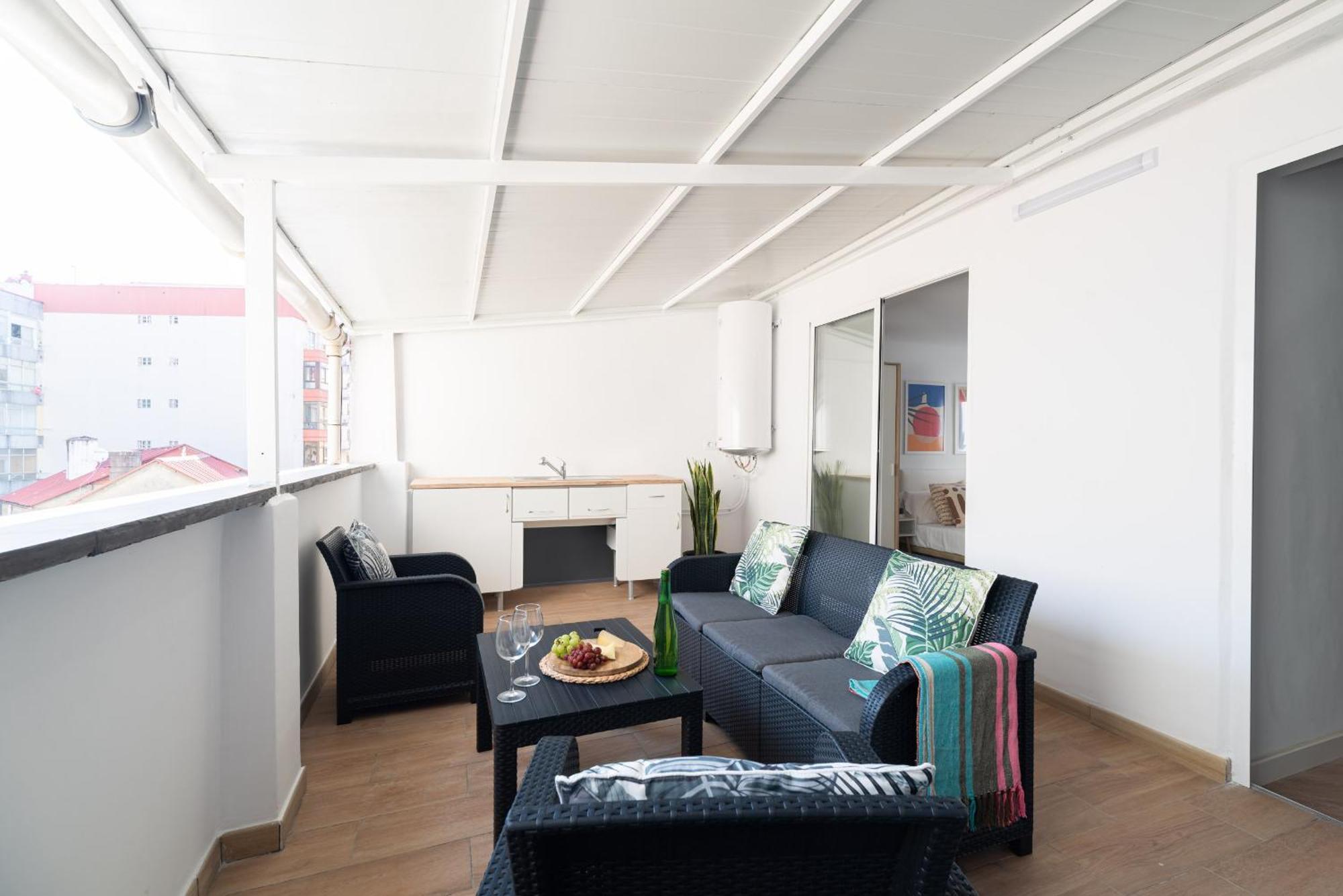 Gran Atico Con Terraza Apartment Vigo Exterior foto